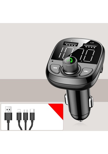 Suntek Araba Fm Verici 2 Usb Bağlantı Noktası Kablolu-standart