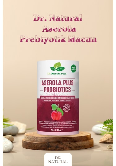 Dr. Natural Aserola Eki İçeren Karışık Bitkisel Macun 3 x 240 G