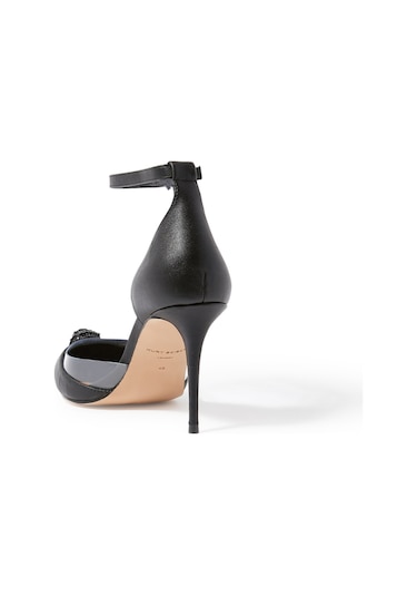 Kurt Geiger Belgravia D'orsay Siyah Bilekten Bantlı Topuklu Ayakkabı