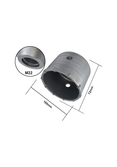 1set Sds Plus Beton Delme Testeresi Elektrikli İçi Boş Matkap Ucu