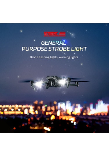 Yaozixa Drone Gece Işığı: 3 Renk Beyaz/yeşil/kırmızı , Çoklu Flaş Modu, Dahili Pil, Uyarlanabilir Abs+pc Malzeme