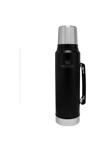 Stanley Classic 1 L Vakumlu Çelik Termos 10-08266-002 Siyah