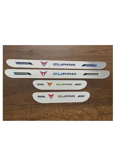 Cupra Aynalı Kapı Eşiği 4'lü Set