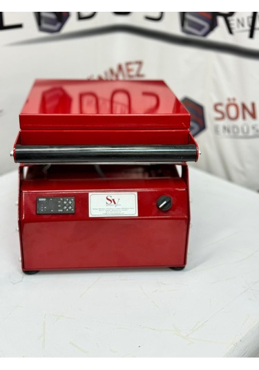 Sönmez Manuel 6 Bölmeli Kahvaltı Tabağı Kapatma Makinesi Red