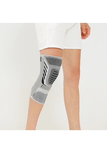 Conventions1 En Yeni Erkek Diz Desteği, Kaymaz Ve Aşınmaya Gri