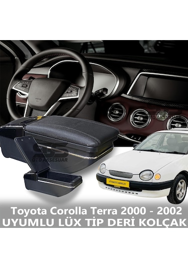 Toyota Corolla Terra 2000 - 2002 Uyumlu Premium Deri Kol Dayama Kolçak Lüx Tip