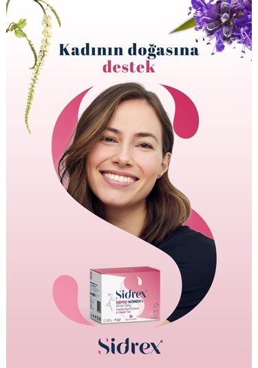 Sidrex Repro Women's Once Daily Inositol İçeren Takviye Edici Gıda 30 Saşe