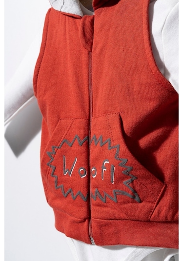 Erkek Bebek +kiremit Organik Pamuk 3'lü Takım Kiremit