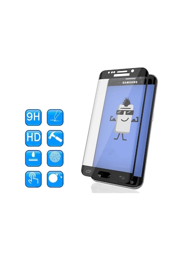 Samsung Uyumlu Galaxy S7 Edge Davin Seramik Ekran Koruyucu Siyah