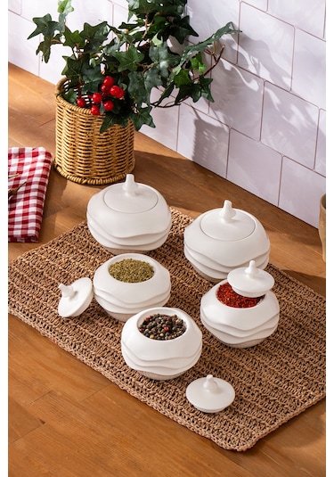 Emsan Roy 5'li Baharat Takımı Beyaz