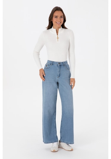 U.s. Polo Assn. Kadın Ekru Kazak /triko 50316869-vr019 Ecru