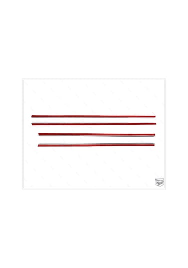 Opel Astra G Krom Cam Çıtası 4 Prç. 1998-2005 Arası P.  Çelik