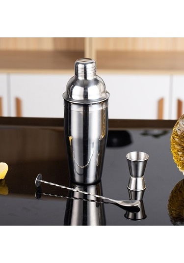 Wondernest Seti, Paslanmaz Çelik Barmen Bar Aleti 3'lü Lichen Kokteyl Takımı