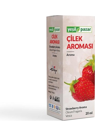 Yeşil Pazar Çilek Aroması 20 ML