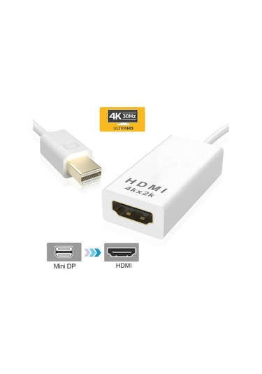 4K Destekli Mini Displayport To Hdmi Kablo MacBook Uyumlu Thunderbolt