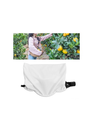 Shineyee Tungsten Çelik Bıçaklı Yüksek Dal Meyve Toplayıcı, Geniş Kapasiteli Poşetli, El Kolu Olmadan Elma, Portakal, Armut Toplama Aleti