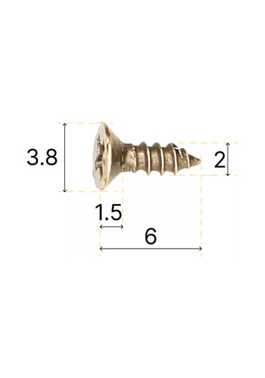 Decupe Ahşap Vidaları 2x6, 100 Gr 238784292 Diğer