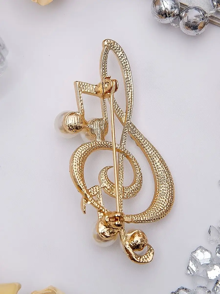 Queen Fair Elbise İçin Şık Ve Orijinal Kadın Broş 19888517 Beyaz