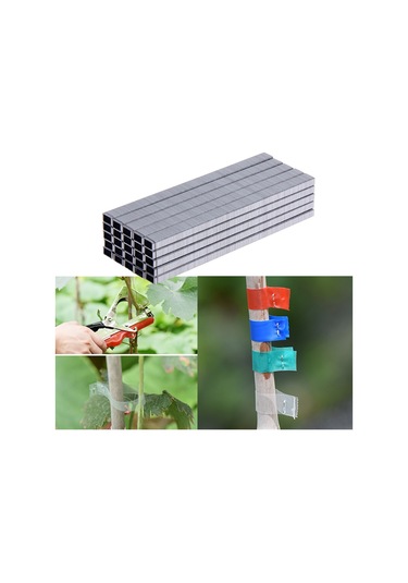 Lemestar Bahçe Bitkileri Bağlama İçin Metal Çivi 10000 Adet, 604c Modeli, Gümüş Renkli, Bağlama Makinesi Aksesuarı