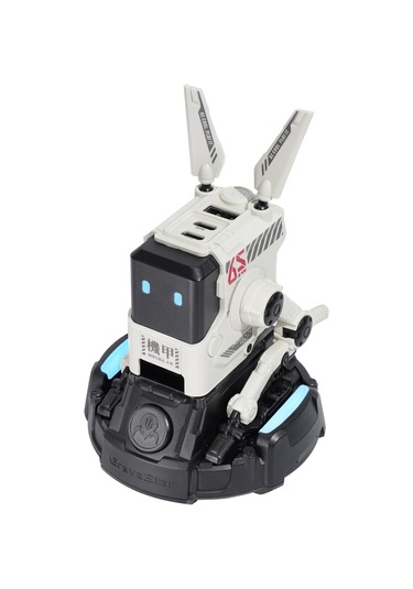 Gravastar Alpha65 Robot Figürlü 65w Hızlı Şarj Adaptörü Ve Şarj Standı, Beyaz