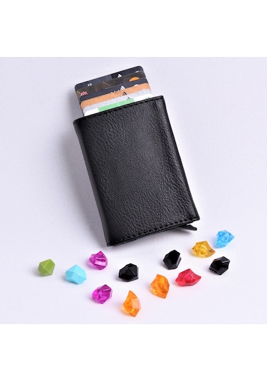 Ozka Leather Collection Kişiye Özel Mekanizmalı Cüzdan - Anahtarlık Hediyeli!