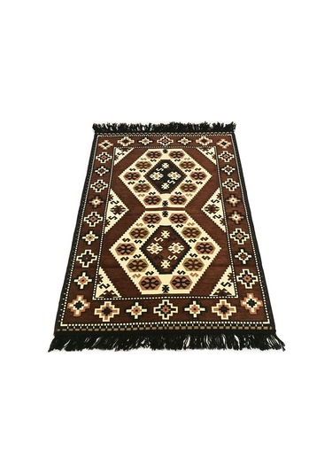 Shark Anadolu Yörük Kilim Kahve Renkli