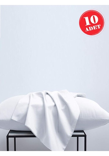 Caqqa 10 Adet 63 Tel %100 Pamuk Yastık Kılıfı 50 X 70 Cm