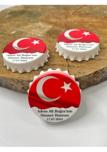 Mr. Home Yuvarlak Açacak Magnet-uv Baskılı Açacak Magnet-sünnet Hediyelik