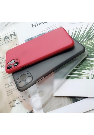 Apple Uyumlu  iPhone 11 Pro Max Ultra Ince Mat Slim Fit Kaliteli Kilif 418345127