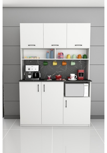 %100 Mdflam Kahve Köşesi Çok Amaçlı Mutfak Dolabı Kahve03 Beyaz - Royal Mermer Beyaz - Royal Mermer %100 Mdflam Kahve Köşesi Çok Amaçlı Mutfak Dolabı Kahve03 Beyaz - Royal Mermer Beyaz - Royal Mermer