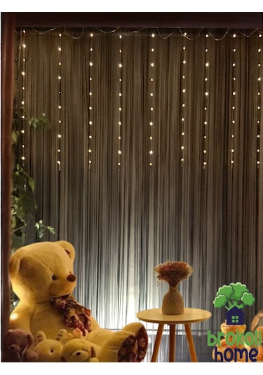 Perde Süsleme Ledi Perde Peri Led 3m X 1m 300cm X 100 Cm 100 Ad Diğer
