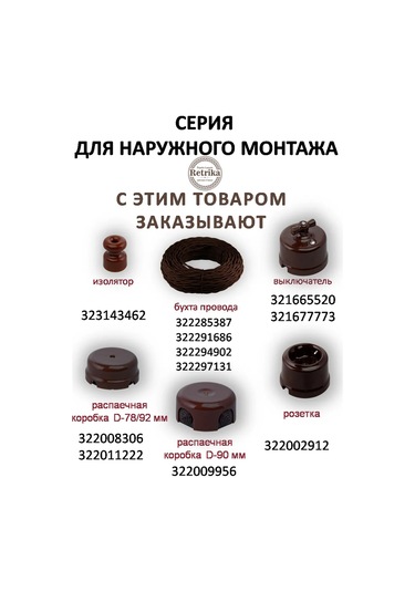 Retrika Seramik Retro 90 Mm Dağıtım Kutusu 322009956