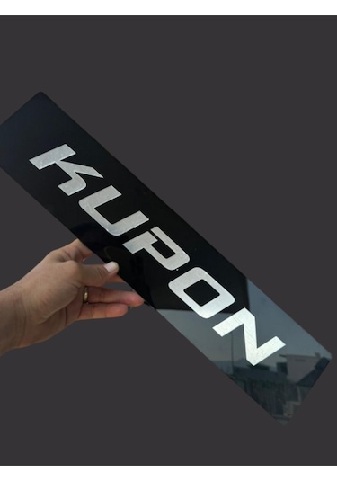 Kupon Dekor Plakalik Pleksi