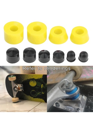 Homyl Açık Için Kaykay Kamyon Burç Kiti Amortisörler Sarı Sarı Çok Renkli