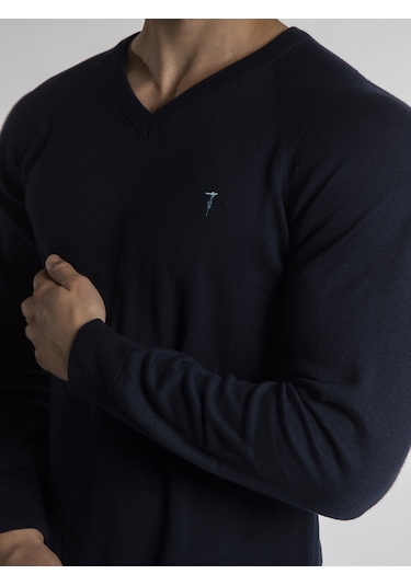 Trussardi Trussardı Erkek Kazak  TRRD003638 Lacivert