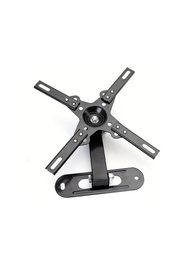 Topnotch Siyah 14-42 İnç Tv Ünitesi 180 Döner Masaüstü 55kg Taşırma Ev Ofis Siyah