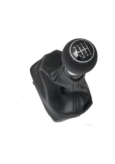 Fort Escort 1990-2000 Uyumlu Vites Körüğü Siyah Deri Siyah Dikiş