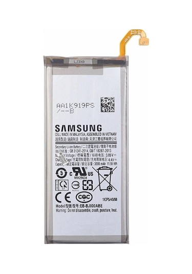 Samsung Uyumlu J6 2018 J600 % 100 Servis Ürünü Batarya Pil