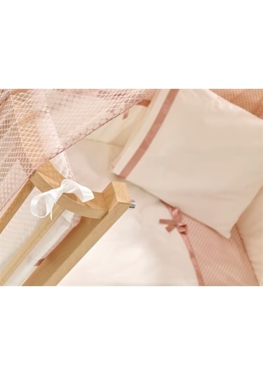 Meltem Kids Mood Pembe Pamuklu Bebek Uyku Seti 50 x 90 CM Pembe