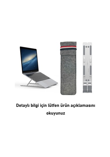 SooPii DM08 10''-15.6'' 6 Seviyeli Alüminyum Notebook Standı