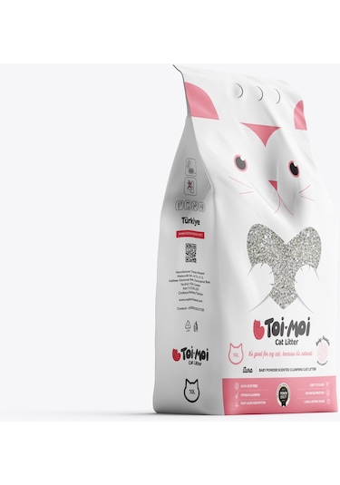 Toi Moi Bebek Pudrası Sodyum Bentonit Kedi Kumu 10 L