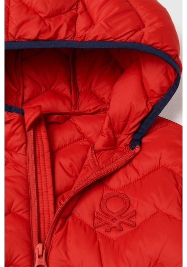 United Colors Of Benetton Erkek Bebek 2twdgn02v-25k Mevsimlik Mont Kırmızı-2110 Kırmızı