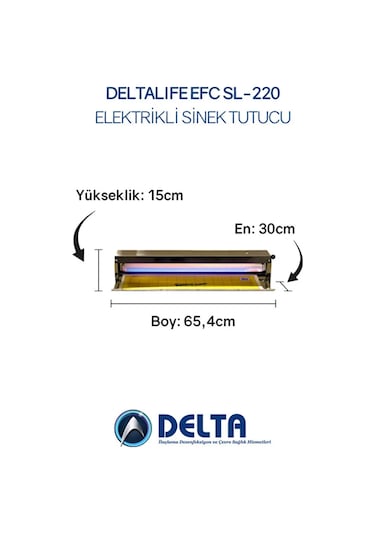 Sinek Öldürücü Ve Güve Öldürücü Uv Lambalı Tavan Tipi Sl-220