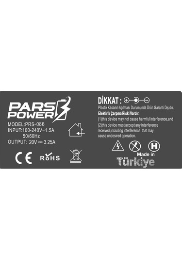 Lenovo İdeapad 520-15ıkb 80yl00dstx Adaptör Şarj Aleti-cihazı Pars Power