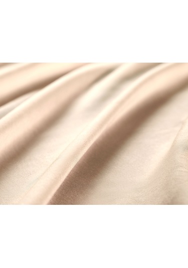 Ciel Tek Kişilik Plus %100 Pamuk Lastikli Saten Çarşaf - Bej 8684427179260 Ekru