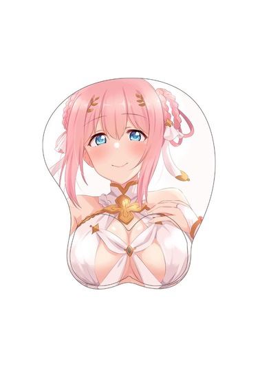 Sevimli Seksi Kız Silikon 3d Mouse Pad Anime Bilek Dinlenme Desteği Opie Ergonomik Kaymaz Yaratıcı Anime Mouse Pad Pembe