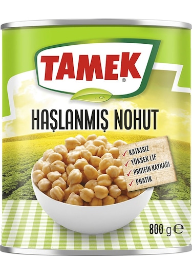 Tamek Haşlanmış Nohut 800 Gr X 3'lü Paket