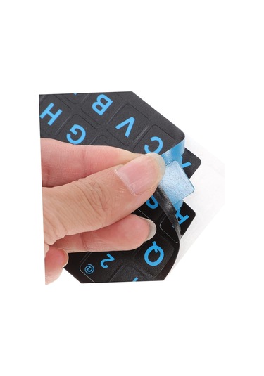 6 Adet Evrensel İngilizce Klavye Çıkartmaları Yedek Dizüstü Bilgisayar Klavye Harfleri Çıkartmaları Seti Mat Yüzey