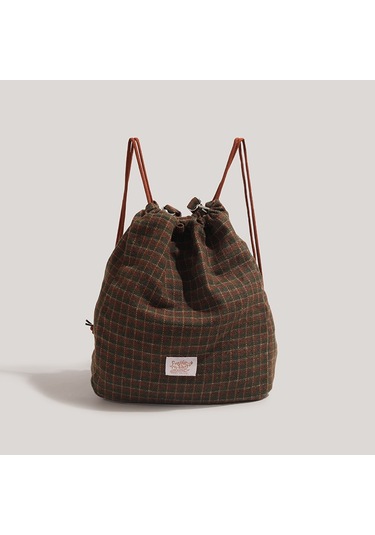 Charhp&kejnt Orijinal 2023 Sonbahar Ve Kış Yeni Retro Büyük Kapasiteli Bağcıklı Sırt Çantası Çok Yönlü Çapraz Çanta Diğer