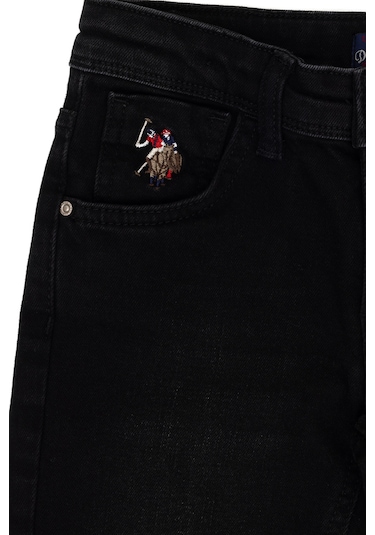 U.s. Polo Assn. Erkek Çocuk Siyah Pantolon Jean 50308272-dn0027 Black